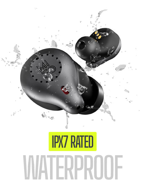 Water Splash on Waterproof Mifo Earbuds