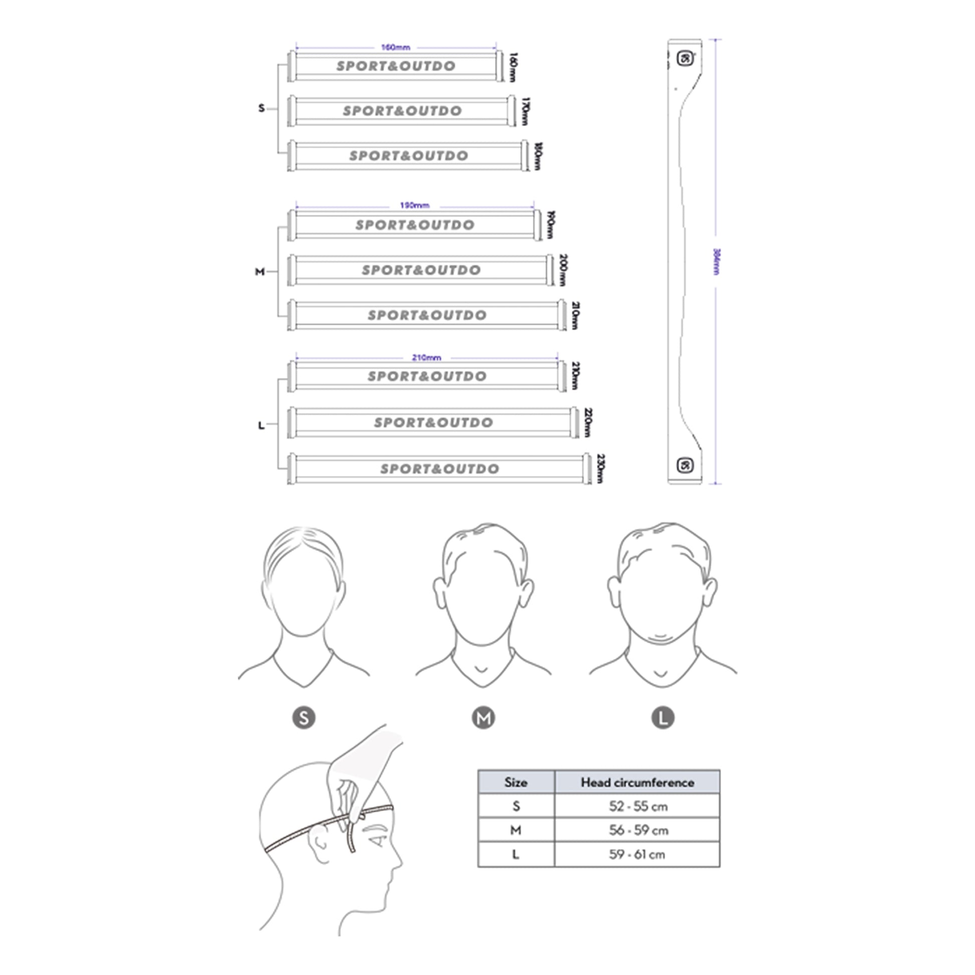 Mifo SportSet - How to Use - Size Chart