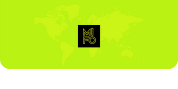 Mifo Logo on World Map