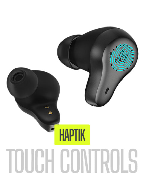 Haptik Touch Controls on Earbuds